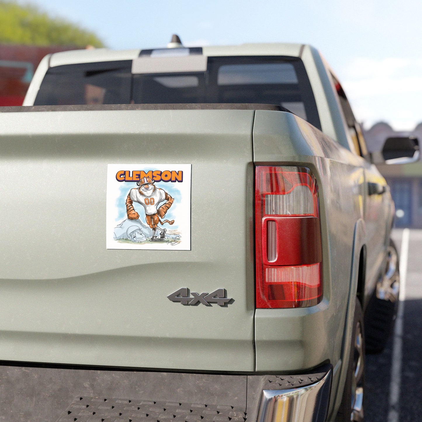 Clemson Car Magnet (5x5)