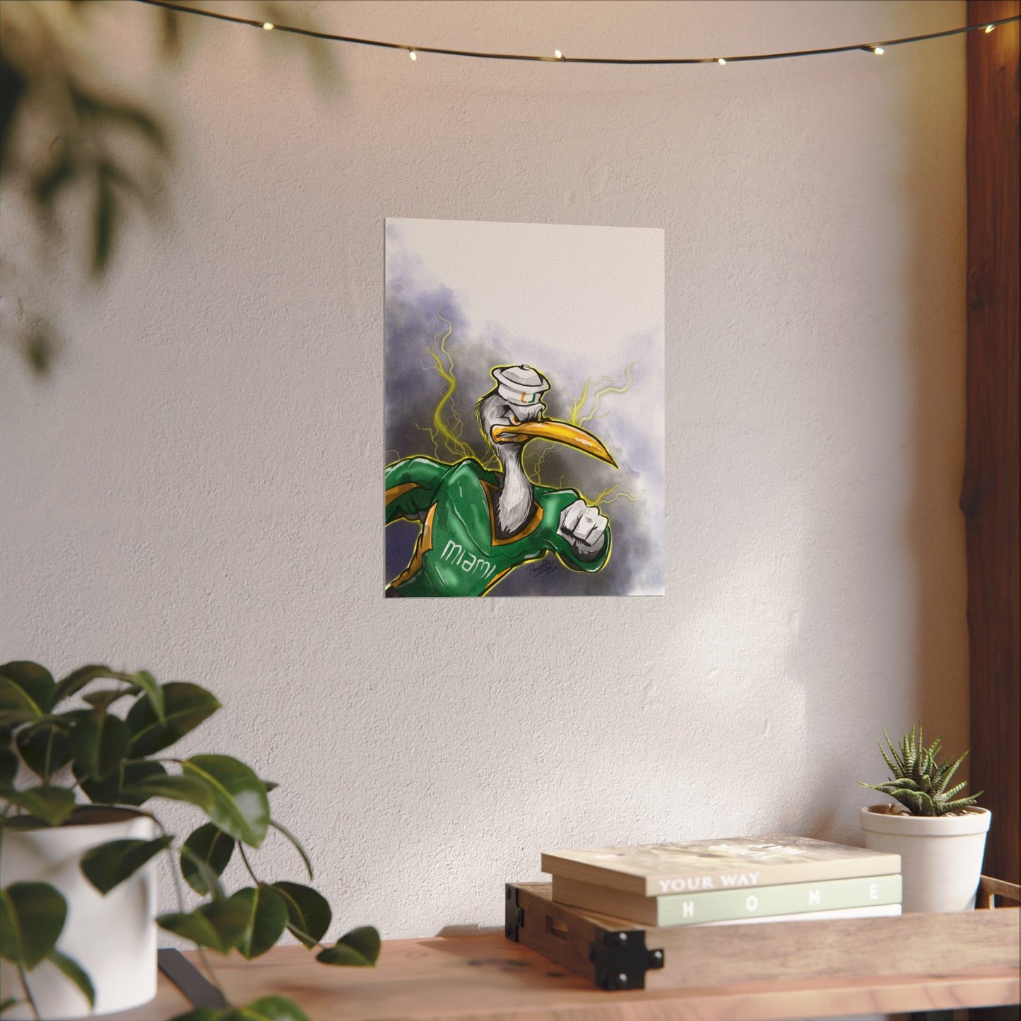 Art Print: Miami Hurricanes