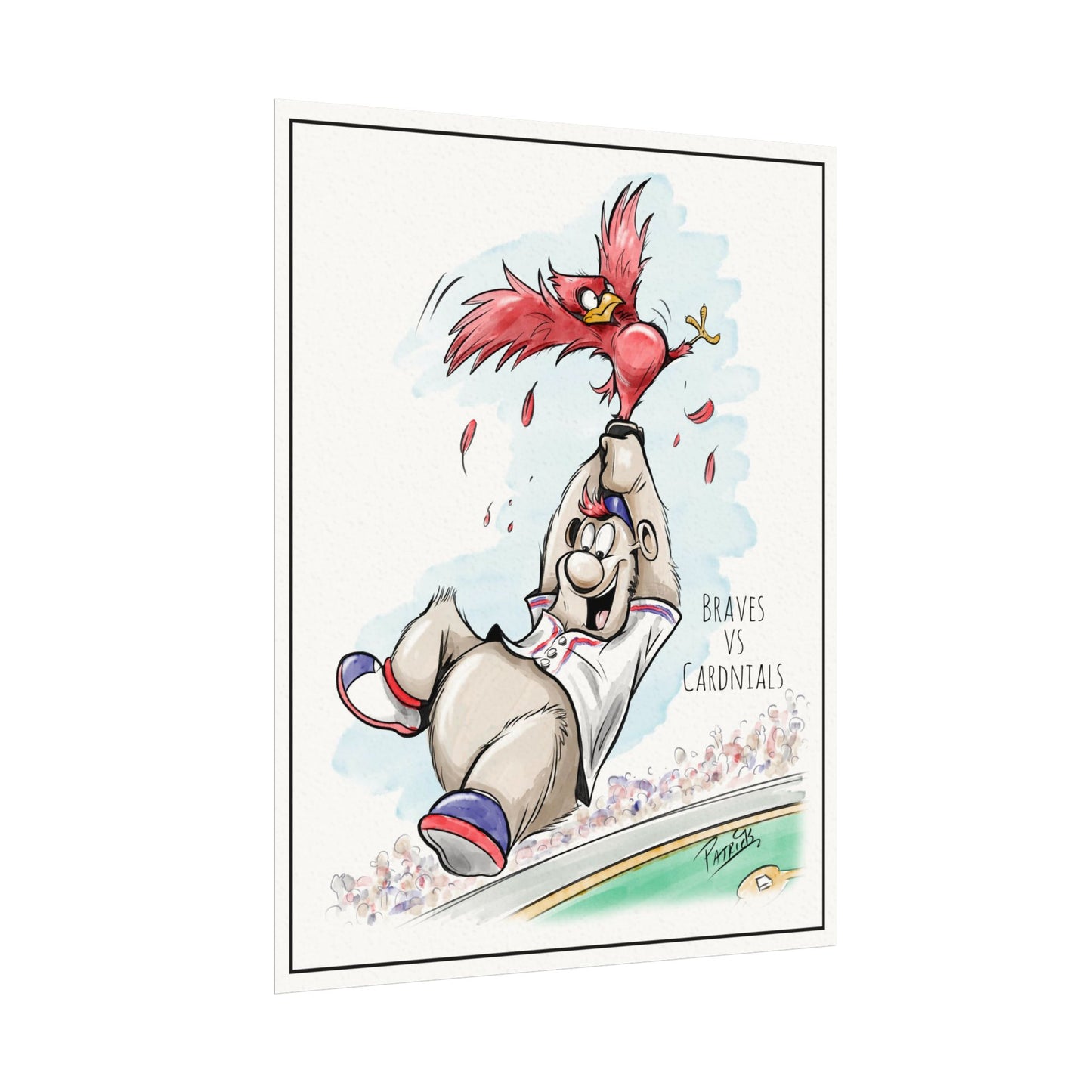 Braves vs Cardinals Print