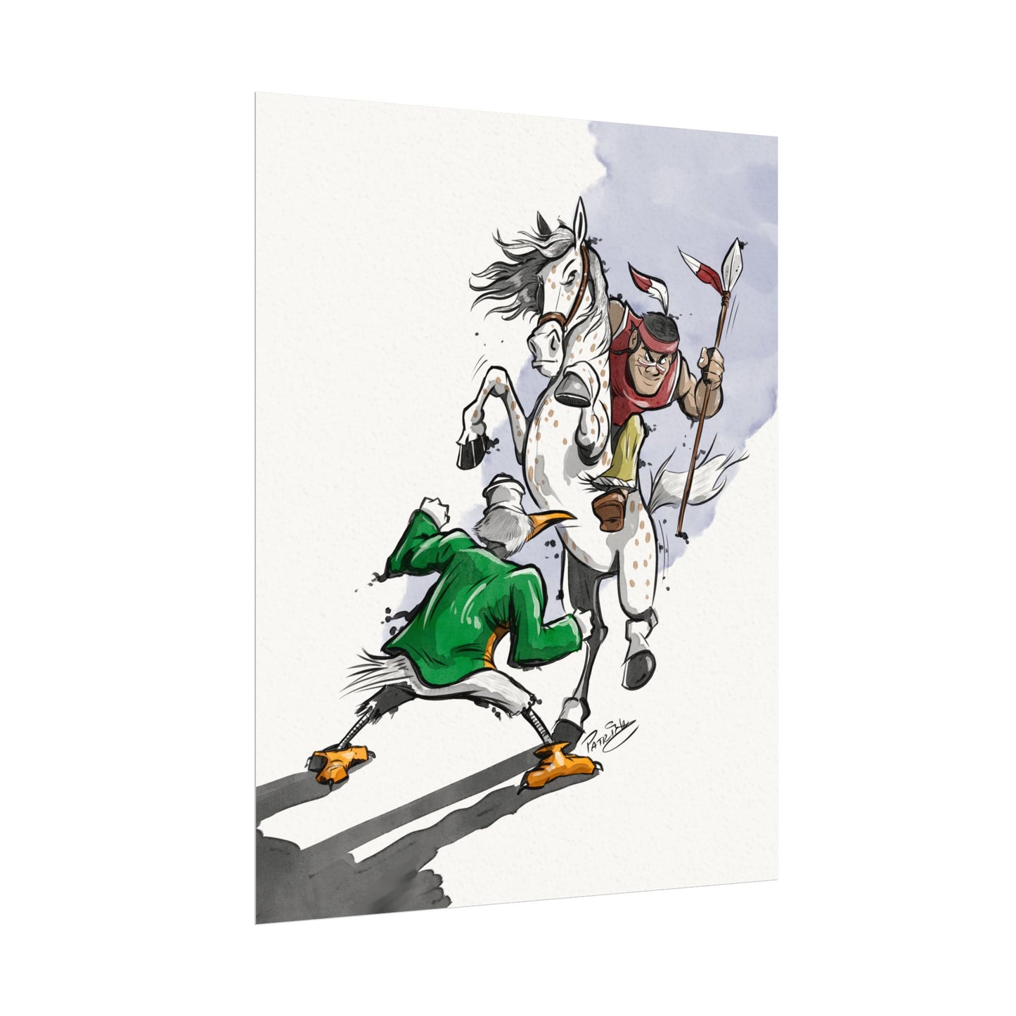 Miami vs FSU Print