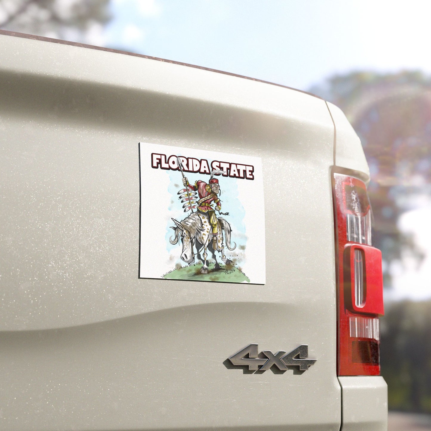 Florida State Car Magnets (5x5)
