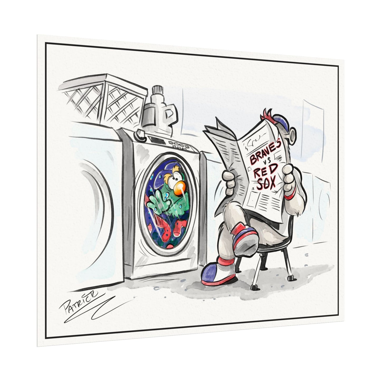 Braves vs Red Sox Print