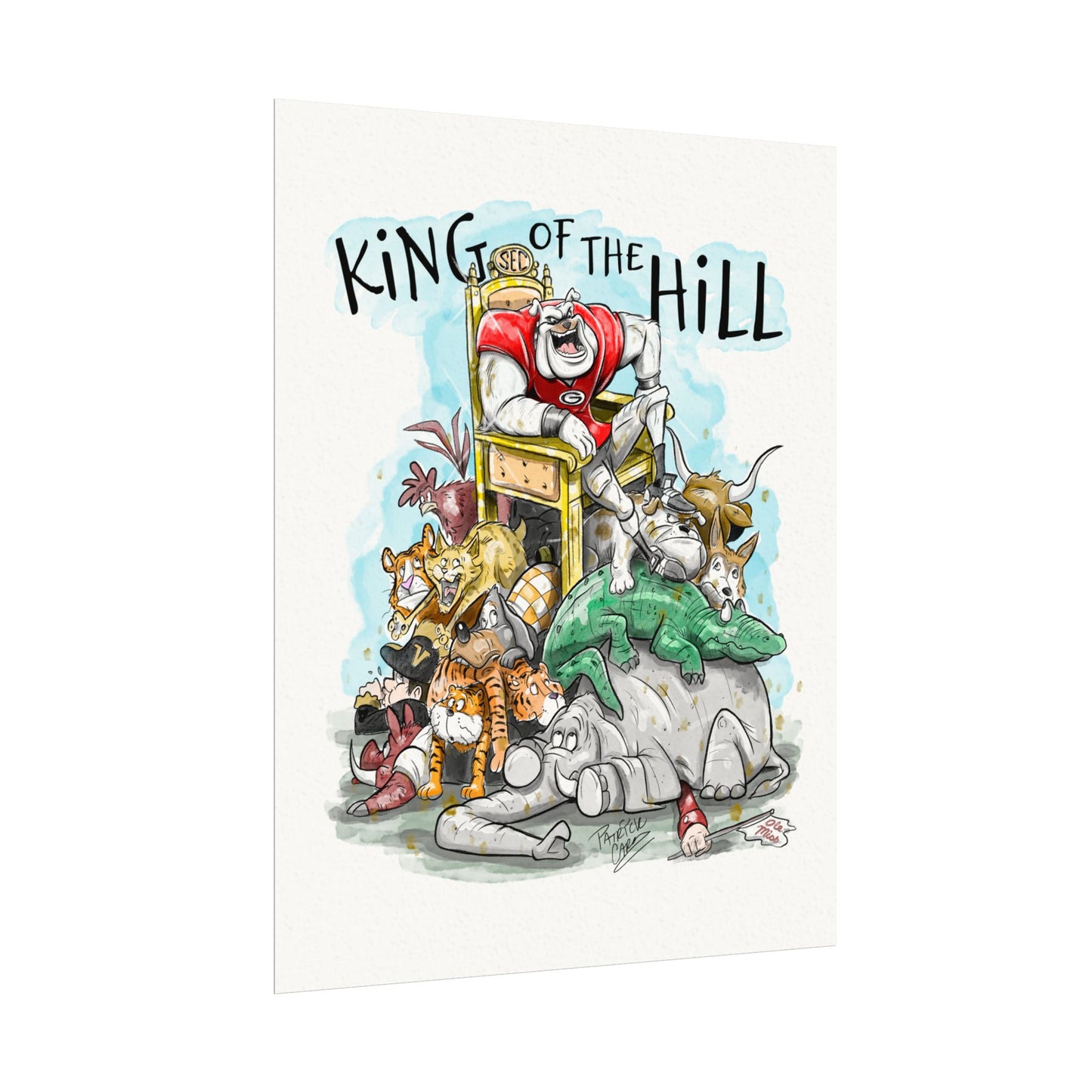 King of the Hill Print