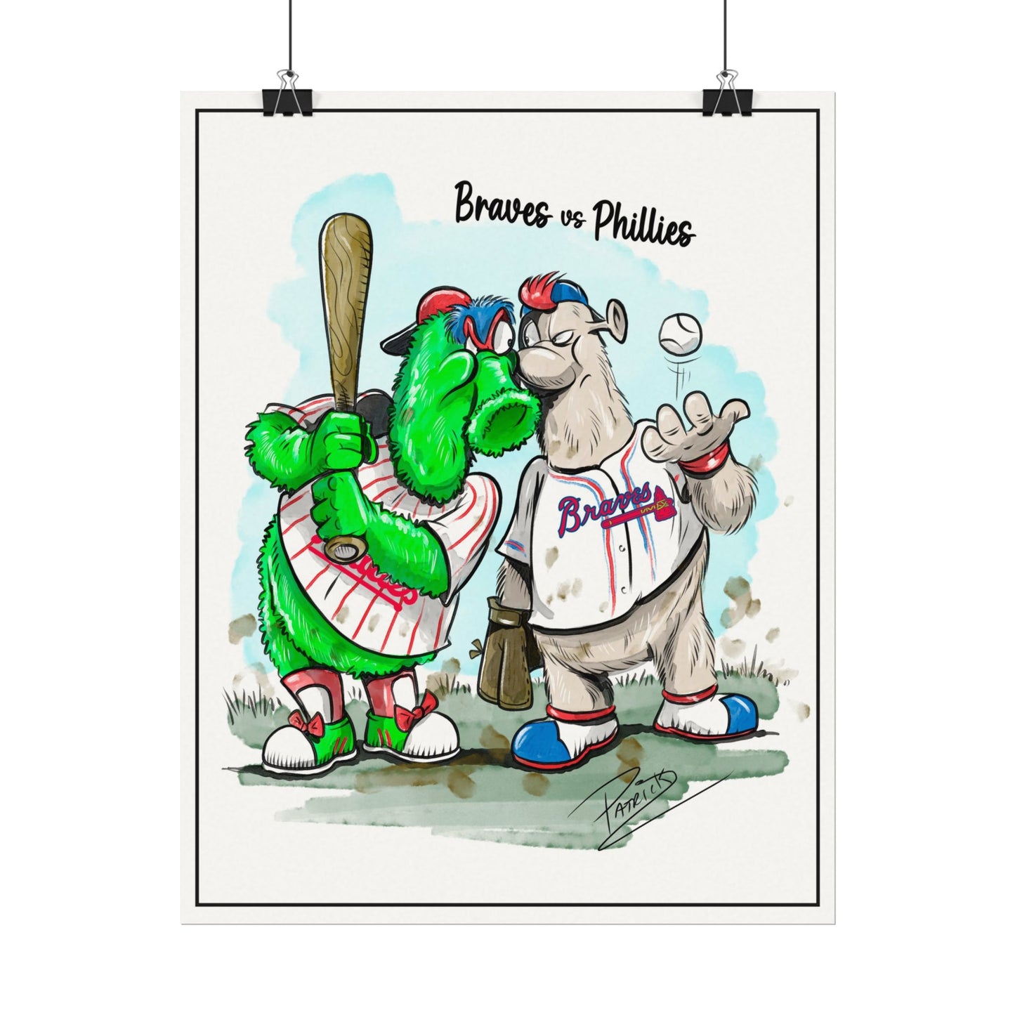 Braves vs Phillies Print