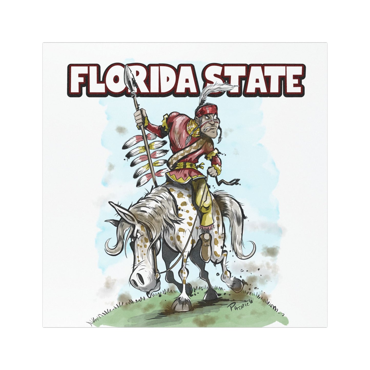 Florida State Car Magnets (5x5)