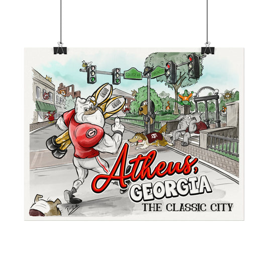 Athens, Georgia Art Print