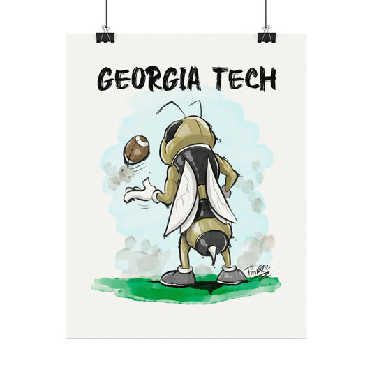 Georgia Tech Back Print