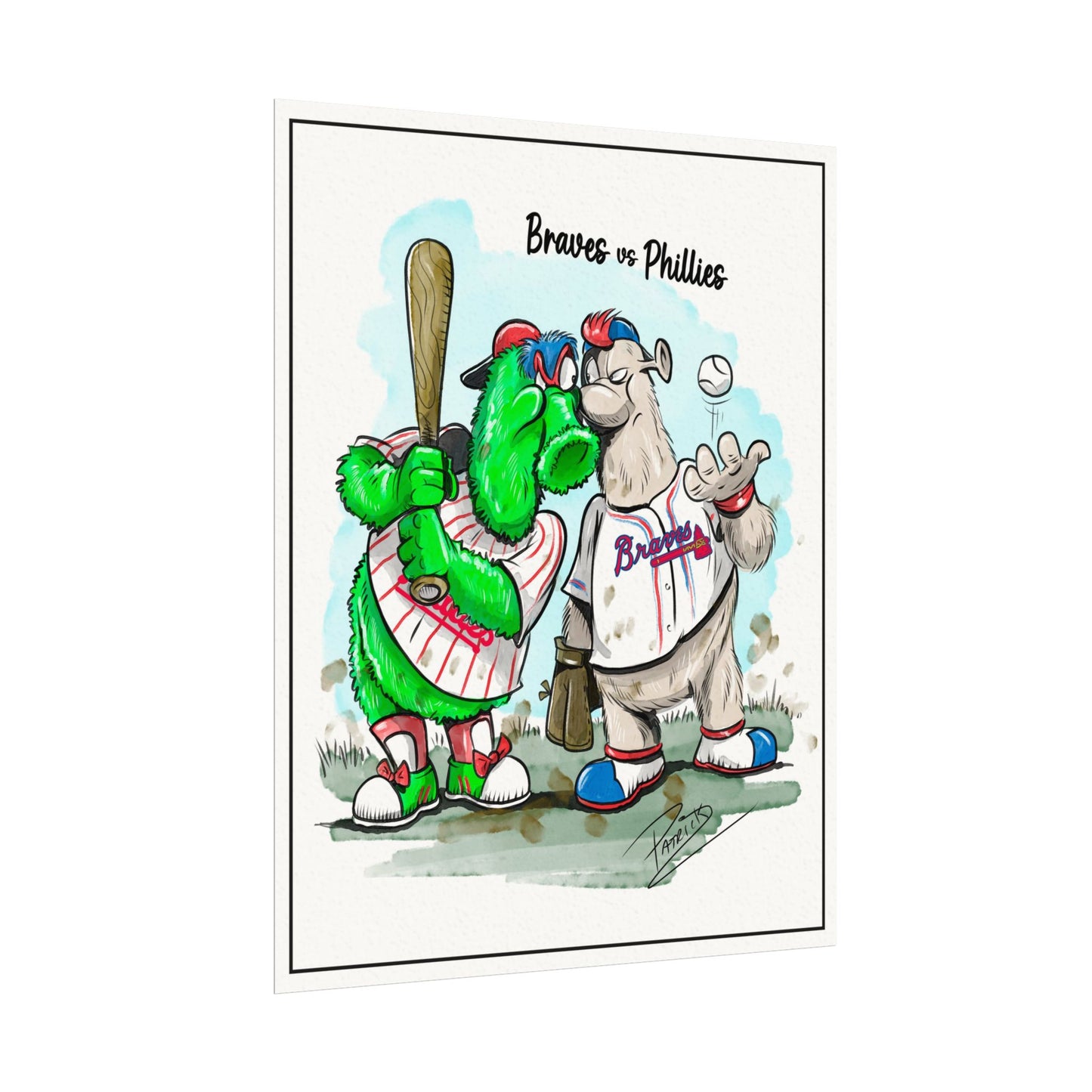 Braves vs Phillies Print