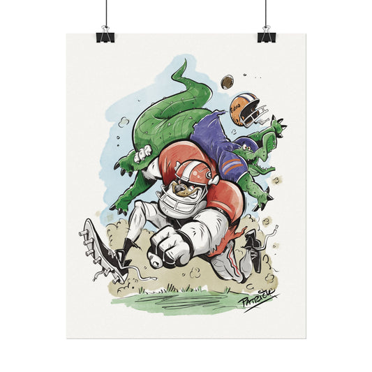 UGA vs Florida Print