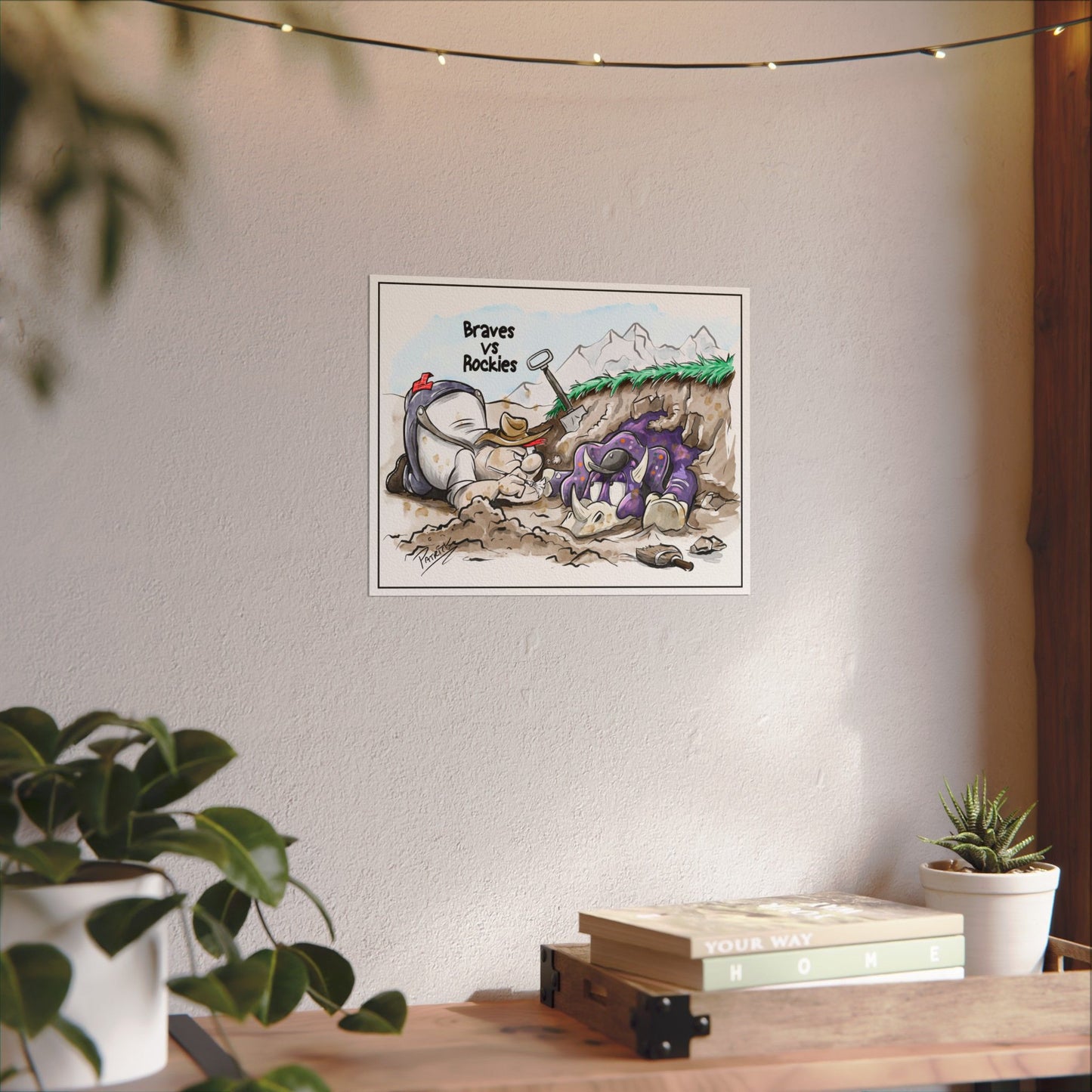 Braves vs Rockies Print
