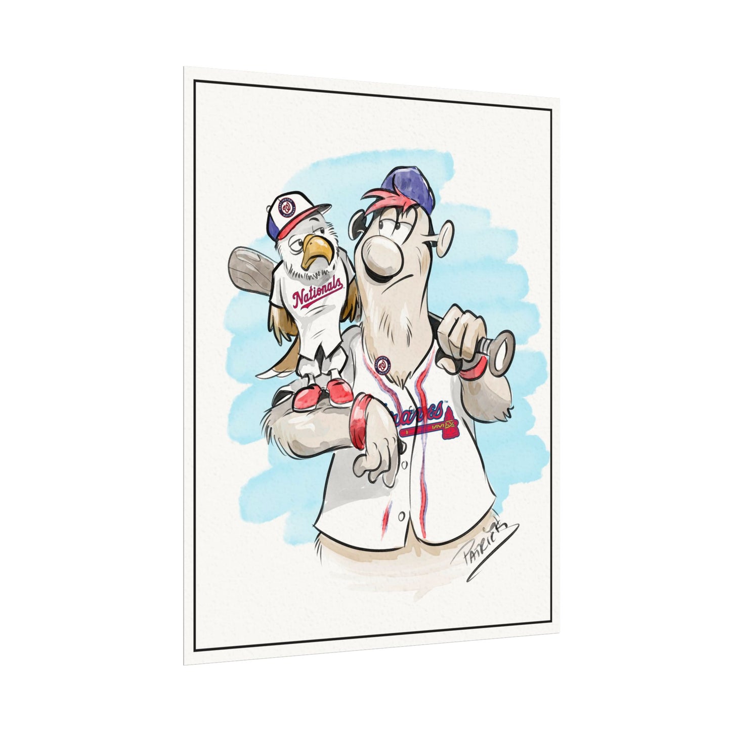Braves vs Nationals Print