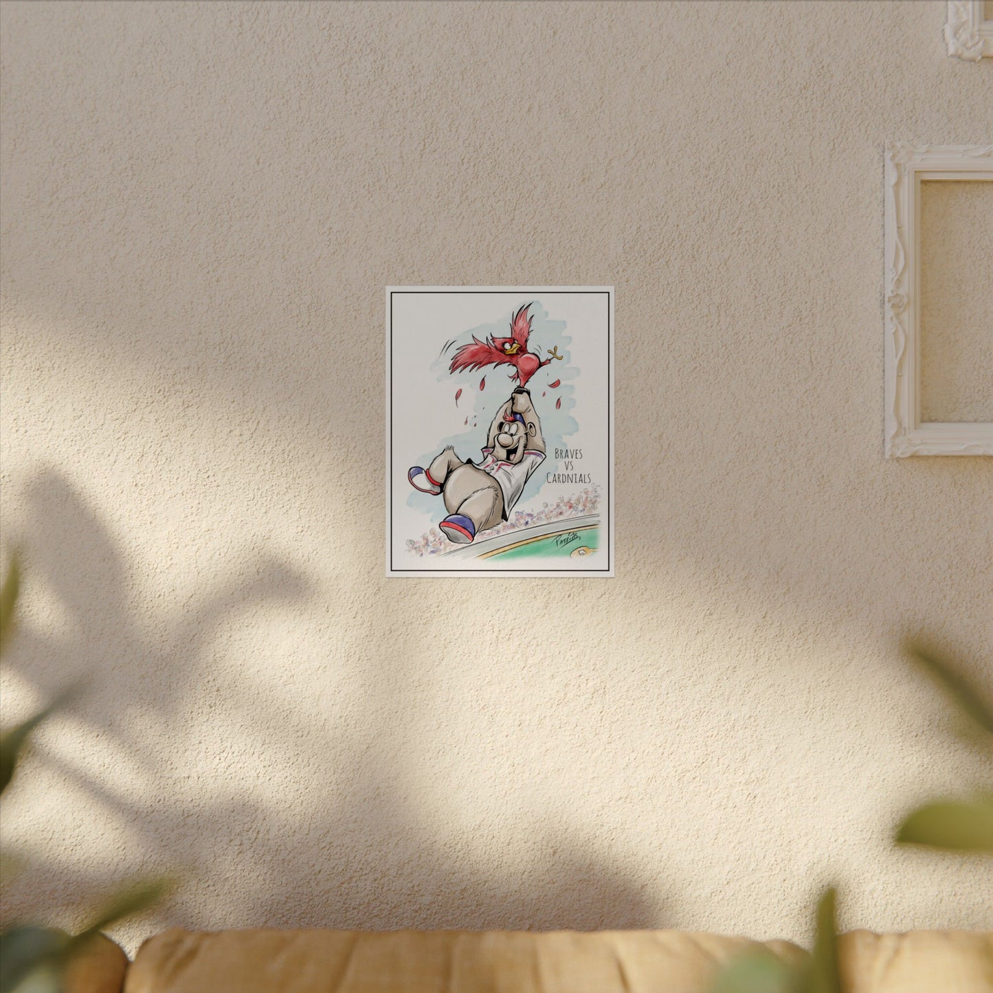 Braves vs Cardinals Print