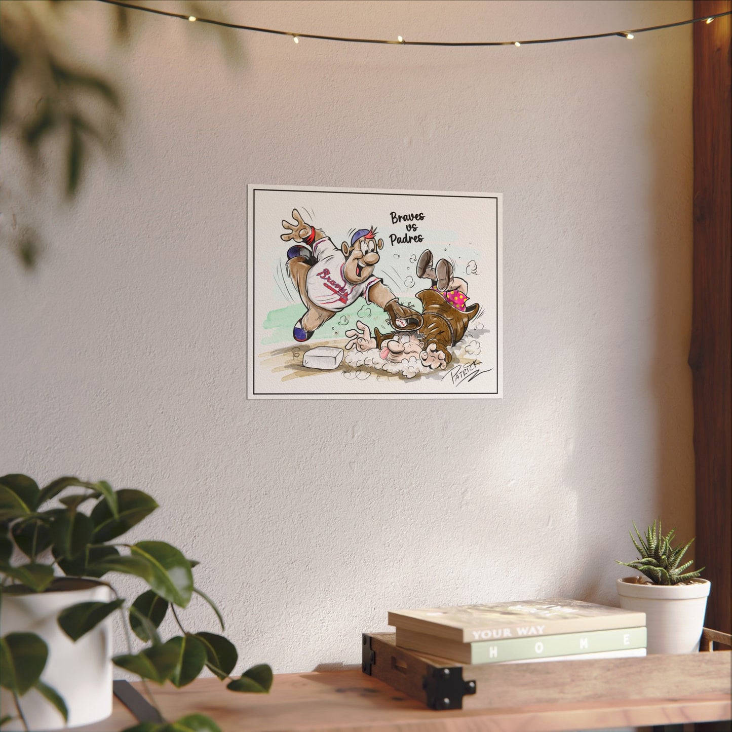 Braves vs Padres Print