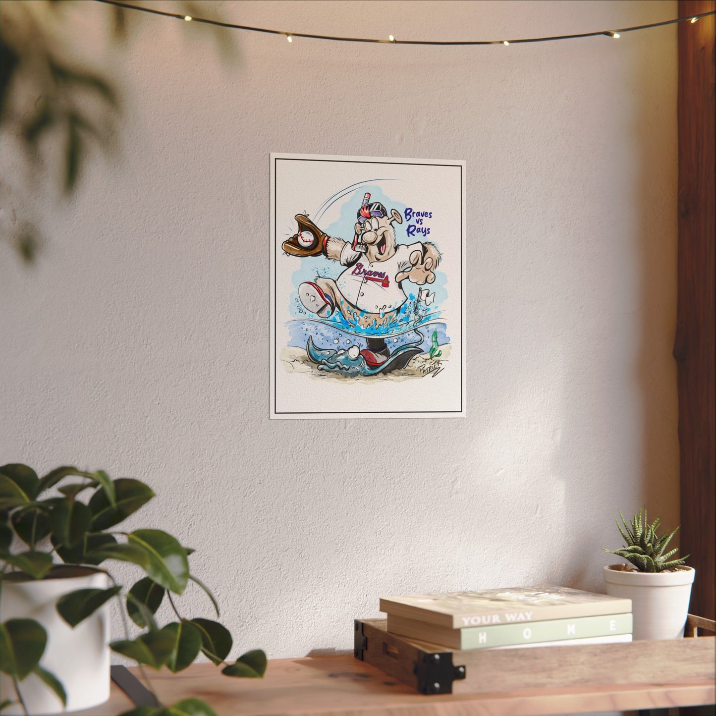 Braves vs Rays Print