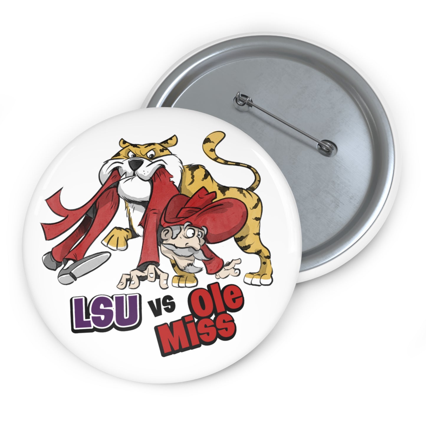 LSU vs Ole Miss 3" Pin