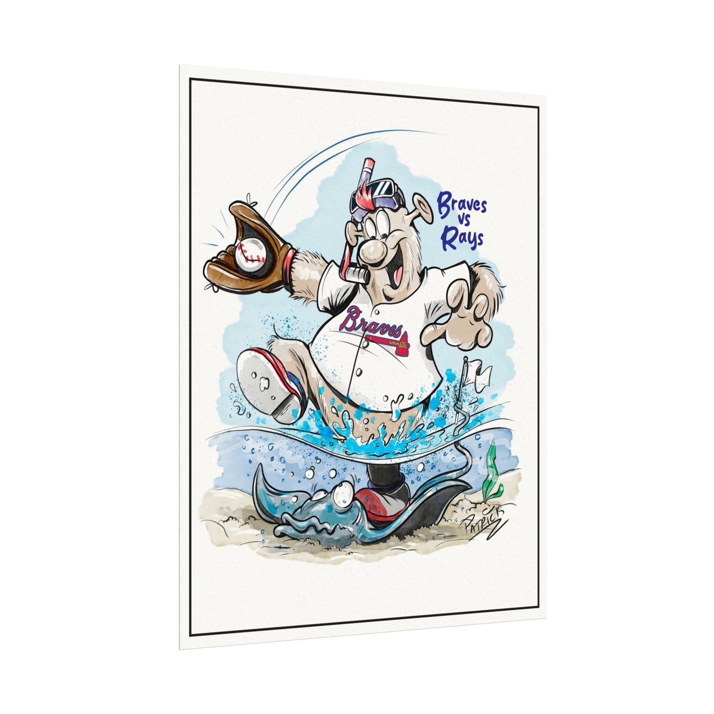 Braves vs Rays Print