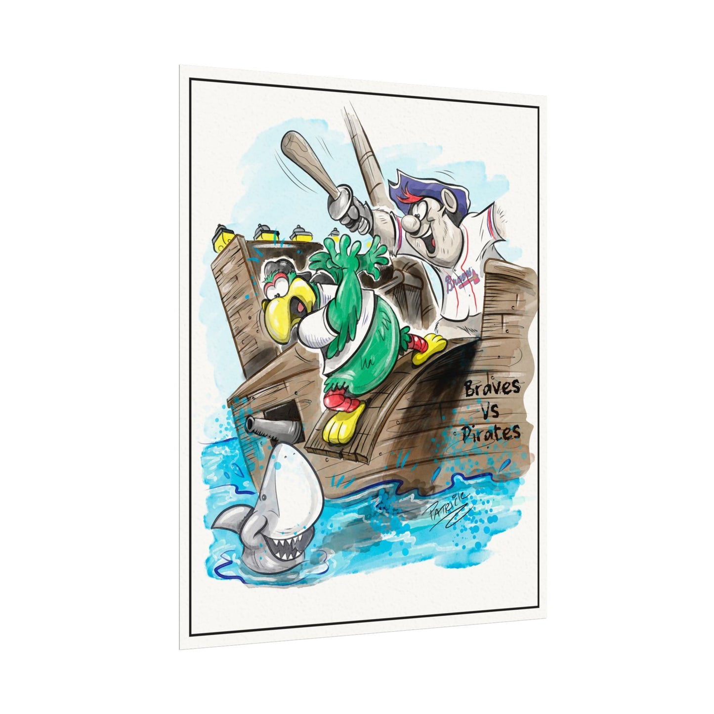 Braves vs Pirates Print