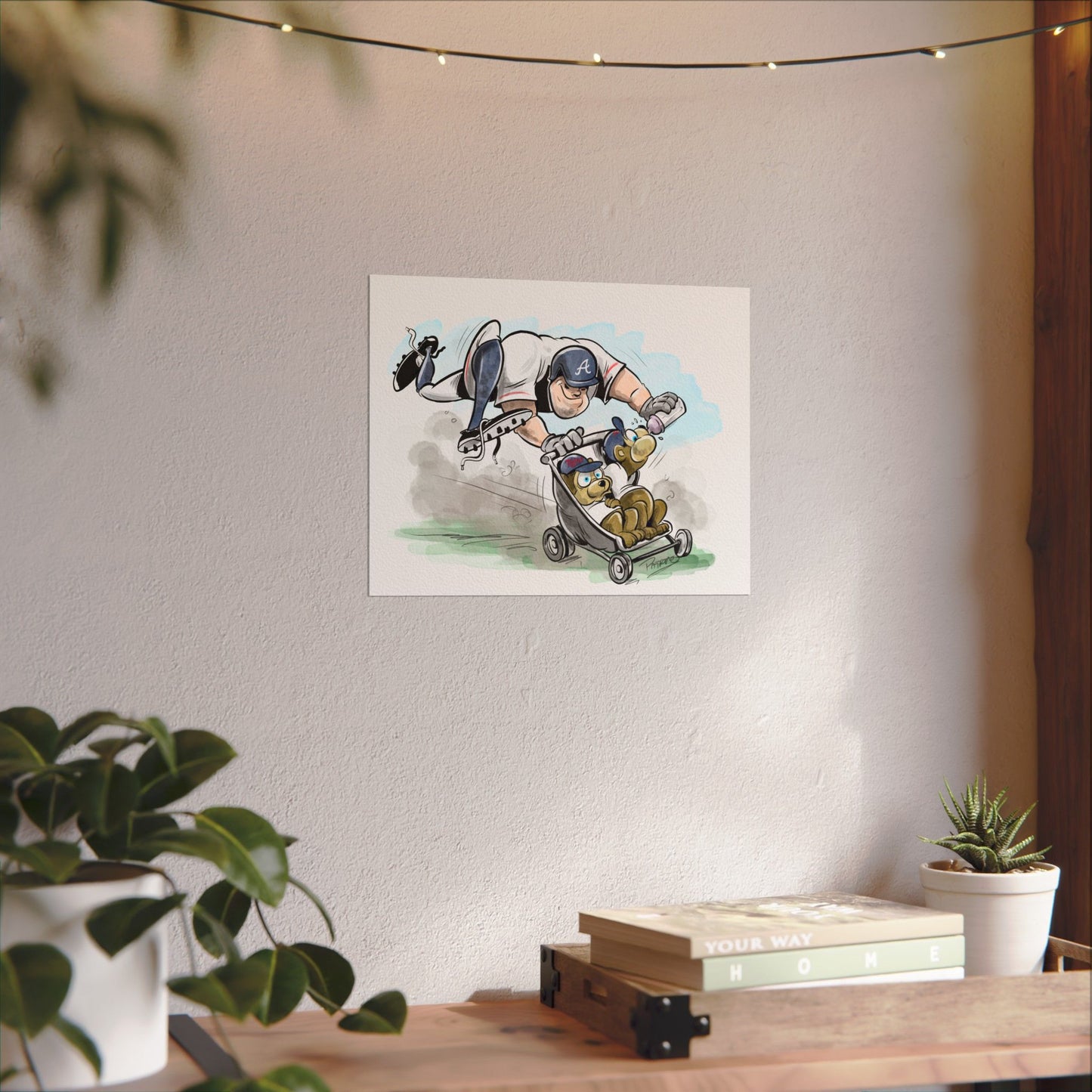 Braves vs Twins Print