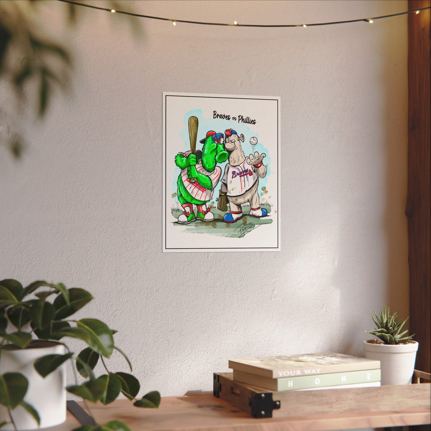 Braves vs Phillies Print