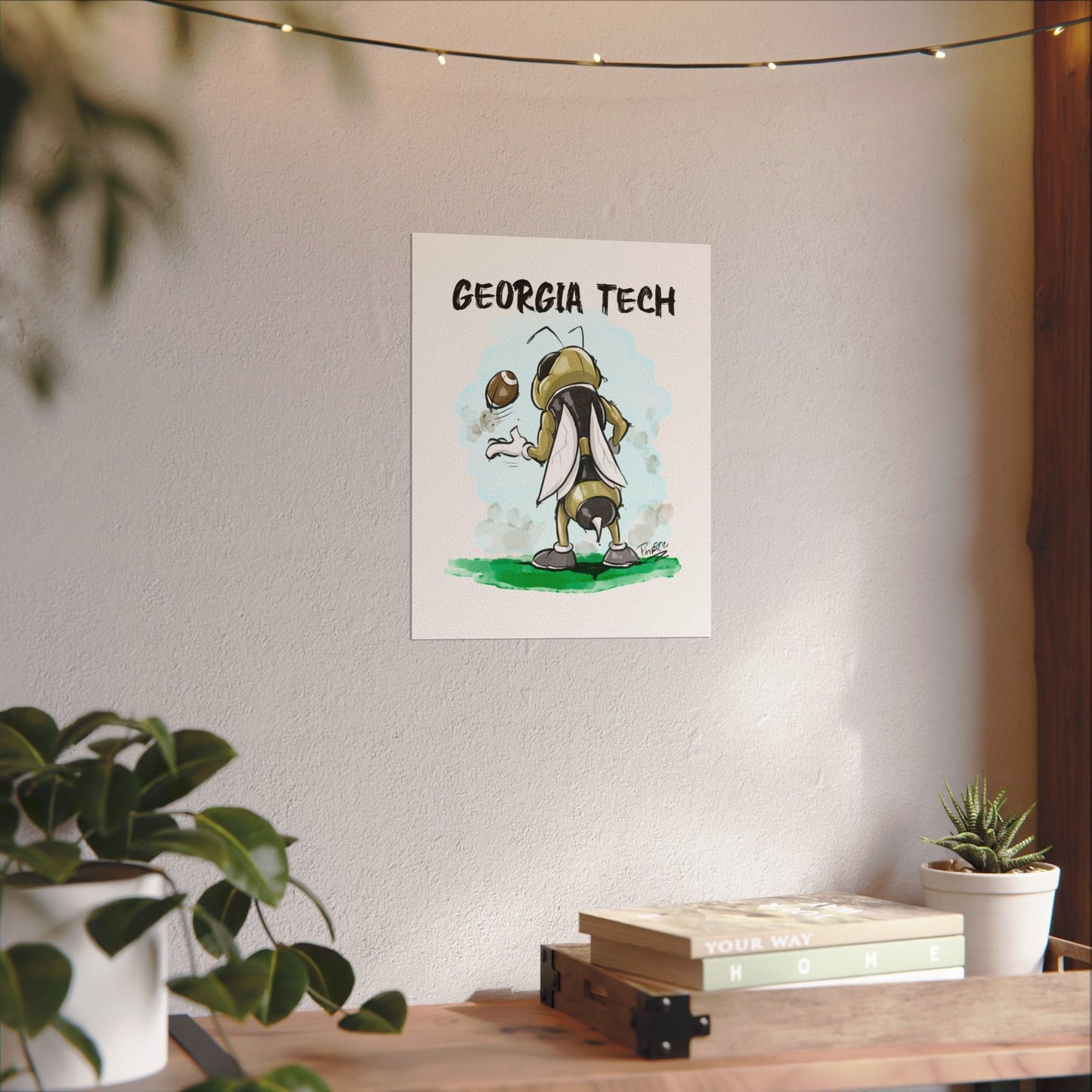 Georgia Tech Back Print