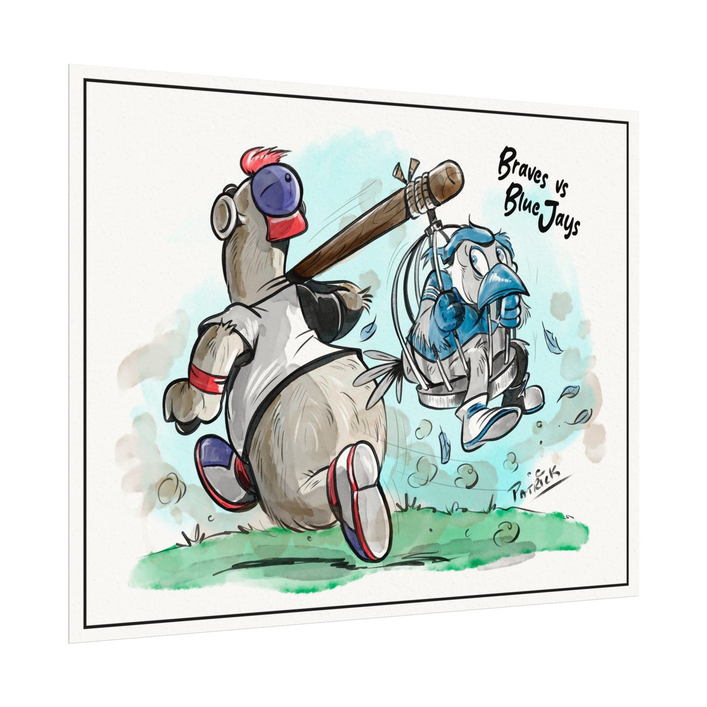 Braves vs BlueJays Print