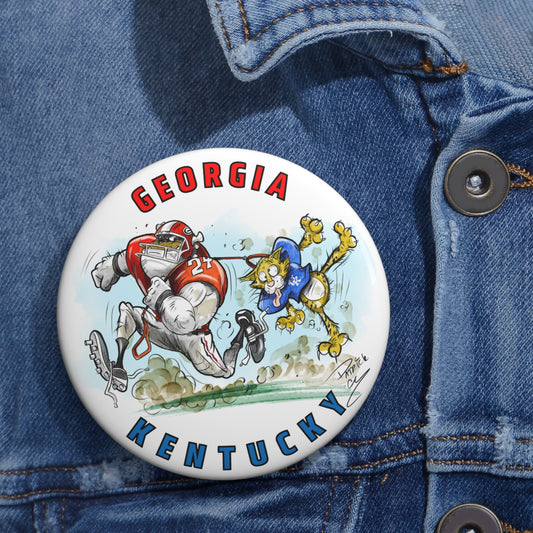 Gameday Sports Team Pin Buttons - Perfect for Game Day, Fan Gear, College Sports, Gifts for Sports Lovers, Unique Collectibles