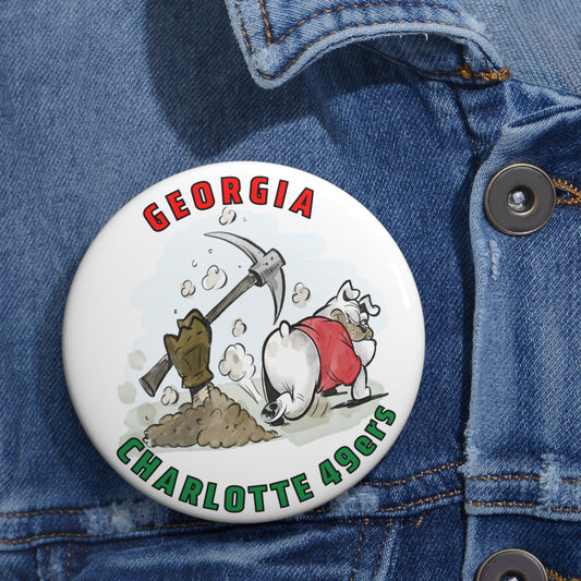 Gameday Buttons UGA Charlotte 49ers - Unique Accessories, Party Favors, Collectible Buttons