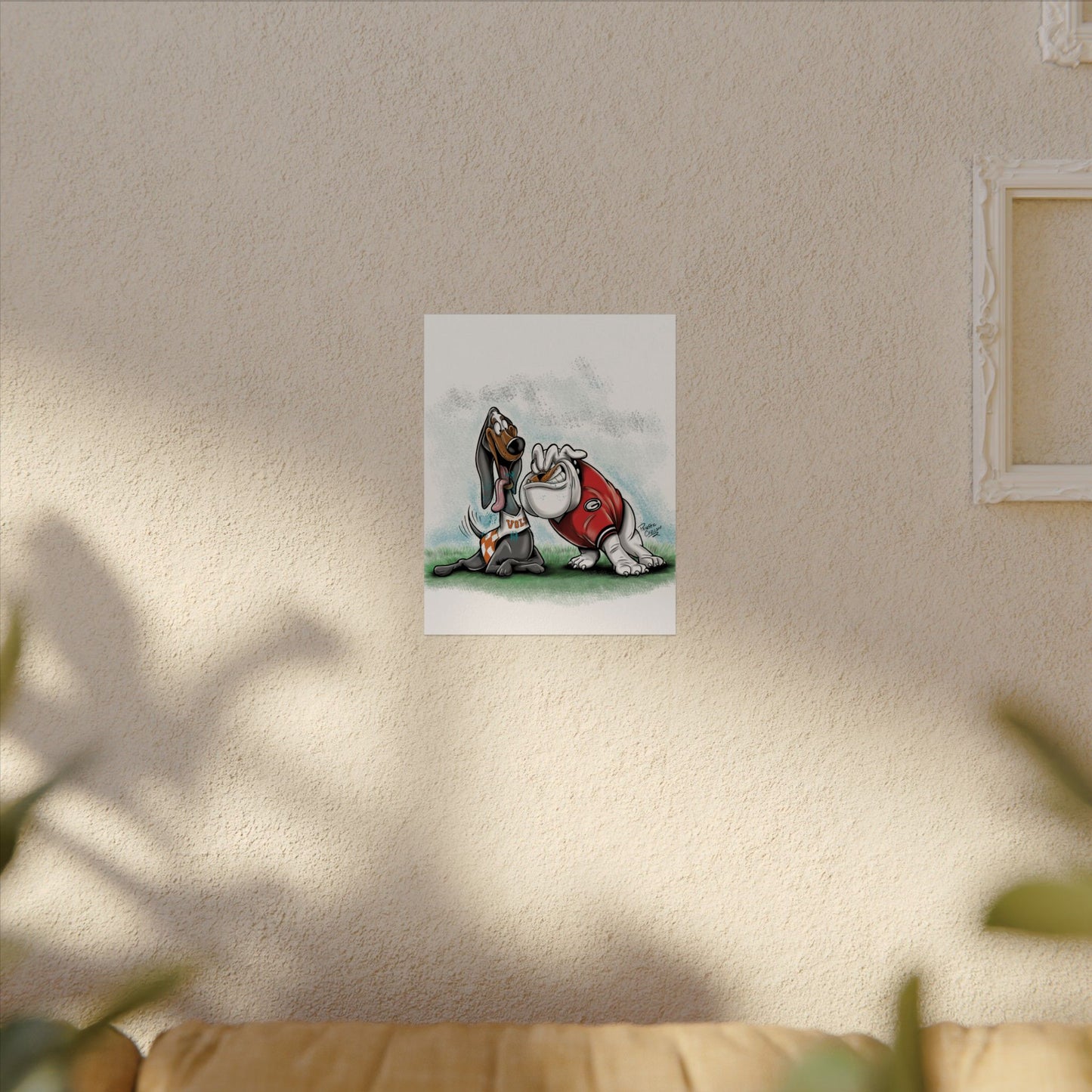 UGA vs Tennessee Growl Print