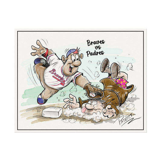 Braves vs Padres Print