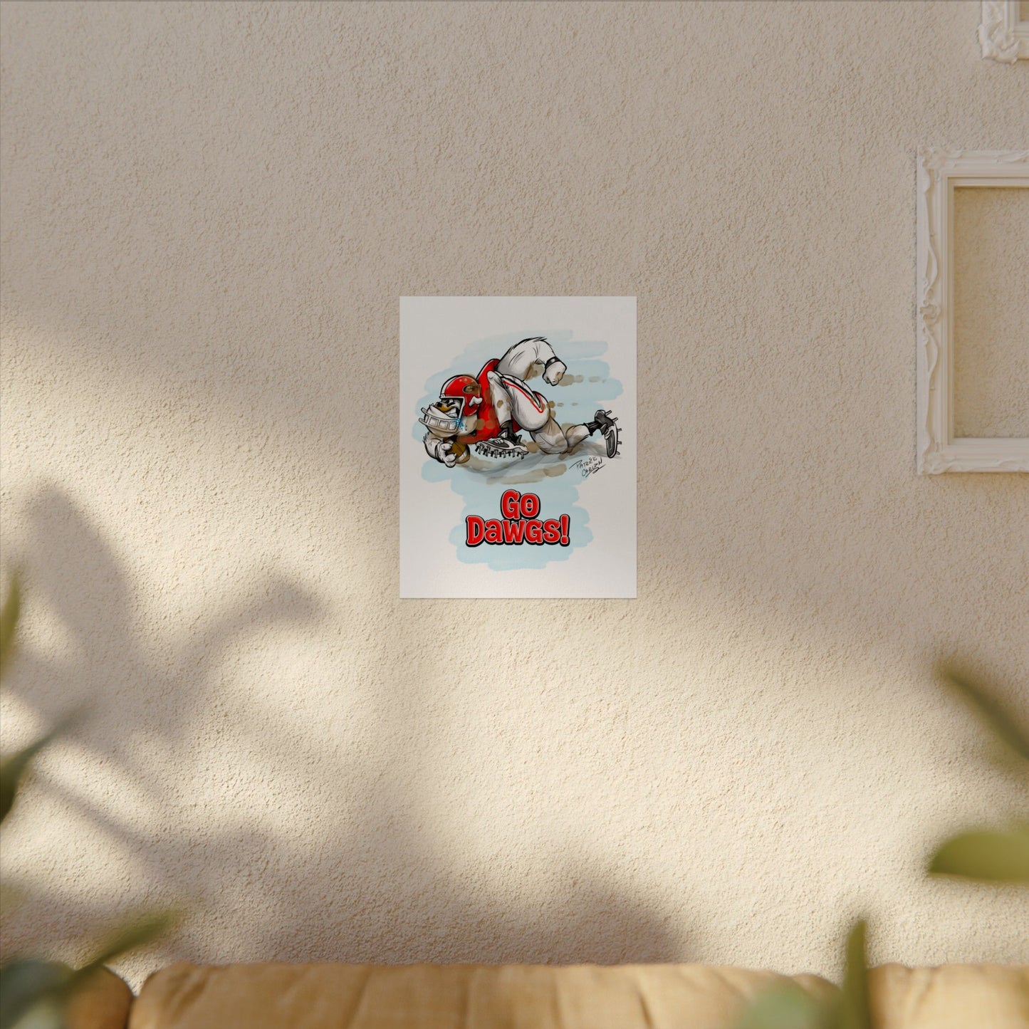 Go Dawgs! UGA Matte Posters, Sport Art, Home Decor, Gift for Fans, Wall Art, College Football
