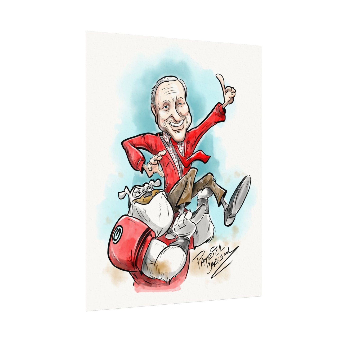 UGA Coach Dooley Posters - Playful Georgia Bulldog Art, Unique Wall Decor, Gift for Art Lovers, Fun Home Decoration, Perfect for [...]