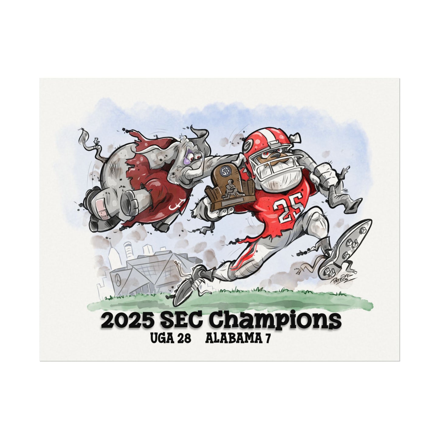 SEC 2025 Champions Print