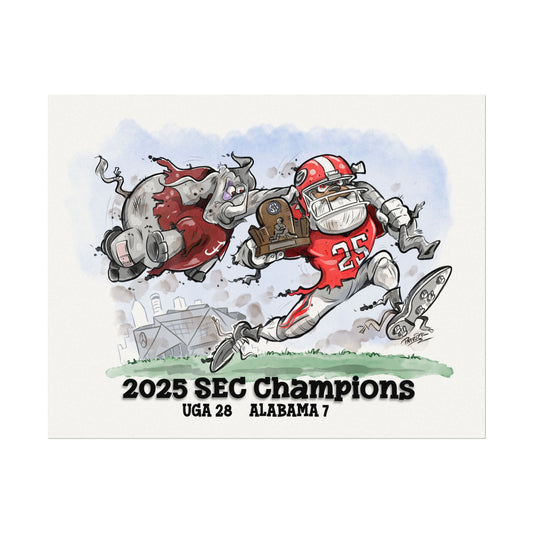 SEC 2025 Champions Print