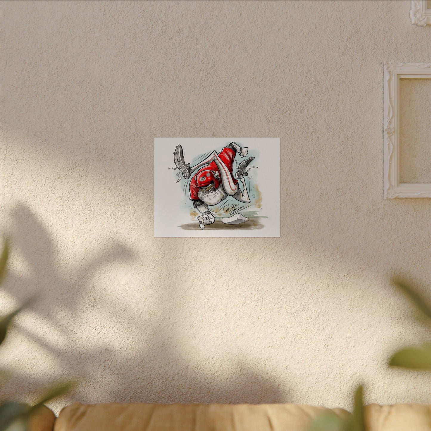UGA Baseball Run Poster | Fun Wall Art for UGA Lovers | Perfect Gift for UGA Fans