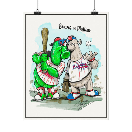 Braves vs Phillies Print