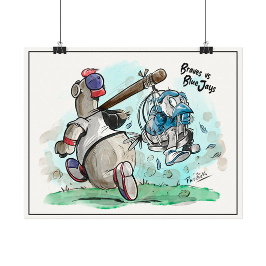 Braves vs BlueJays Print