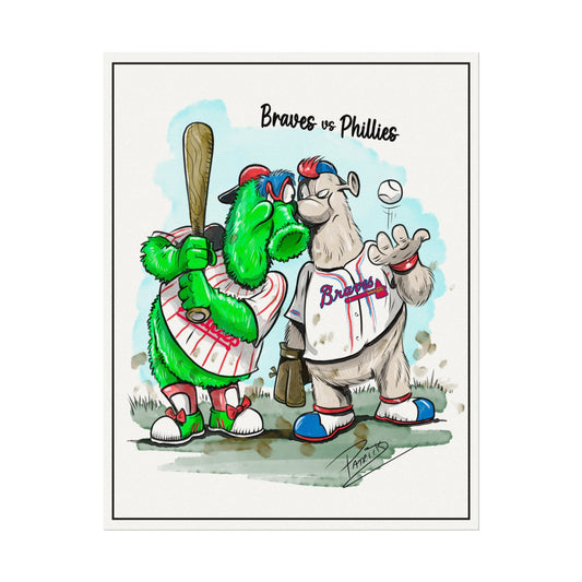 Braves vs Phillies Print