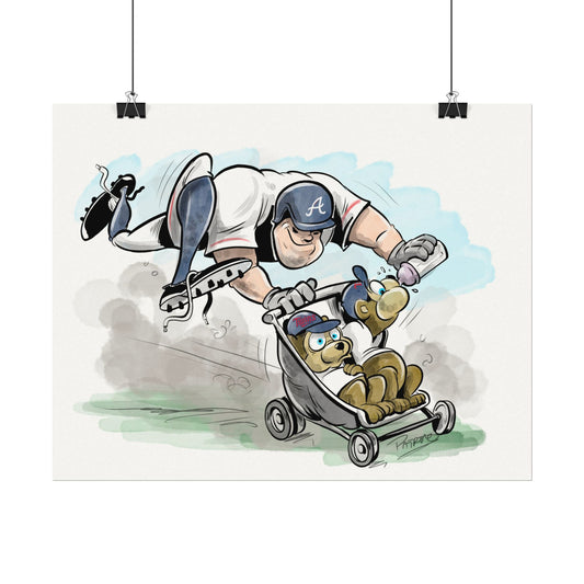 Braves vs Twins Print