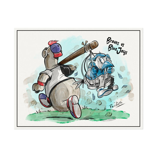 Braves vs BlueJays Print