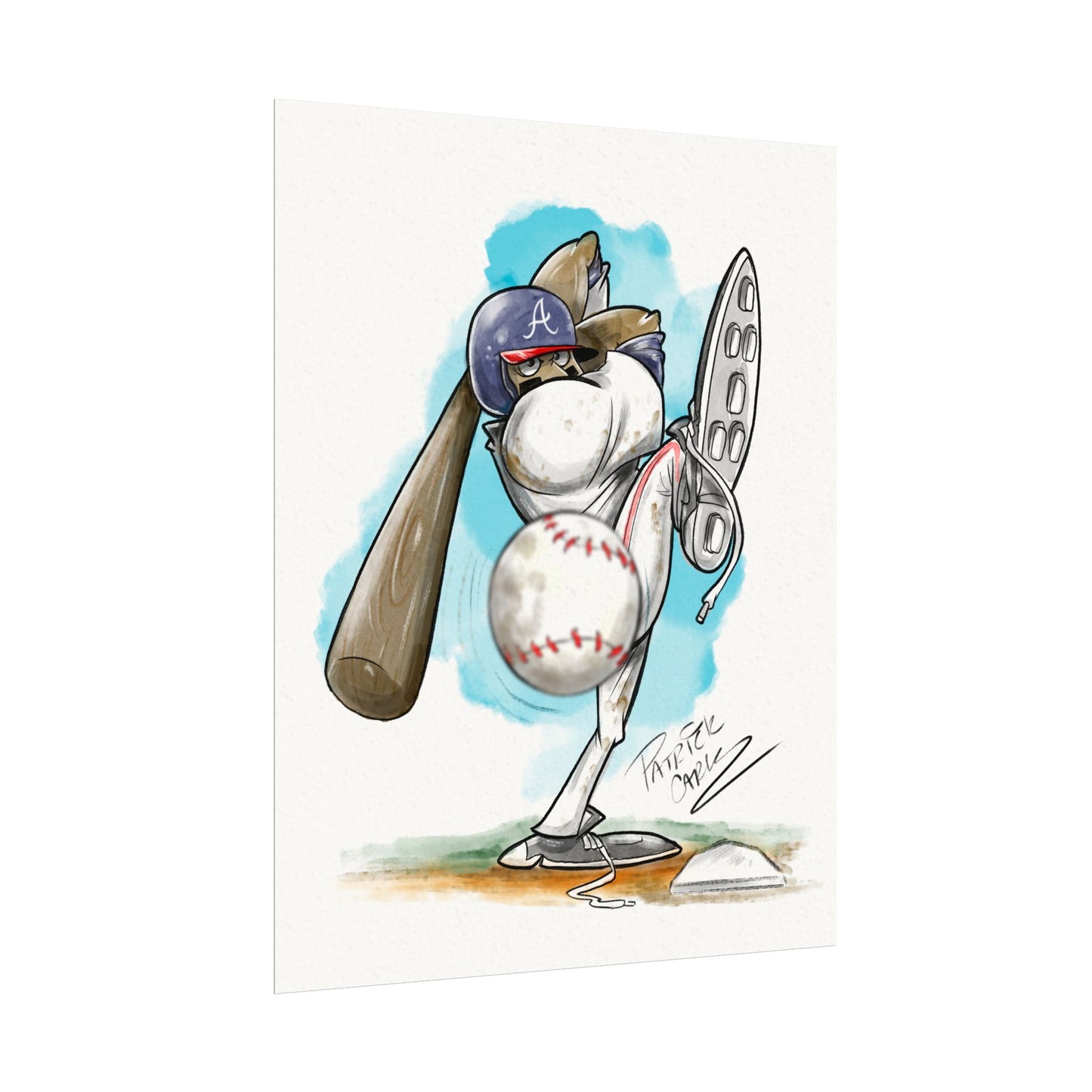 Atlanta Braves Baseball Art Print