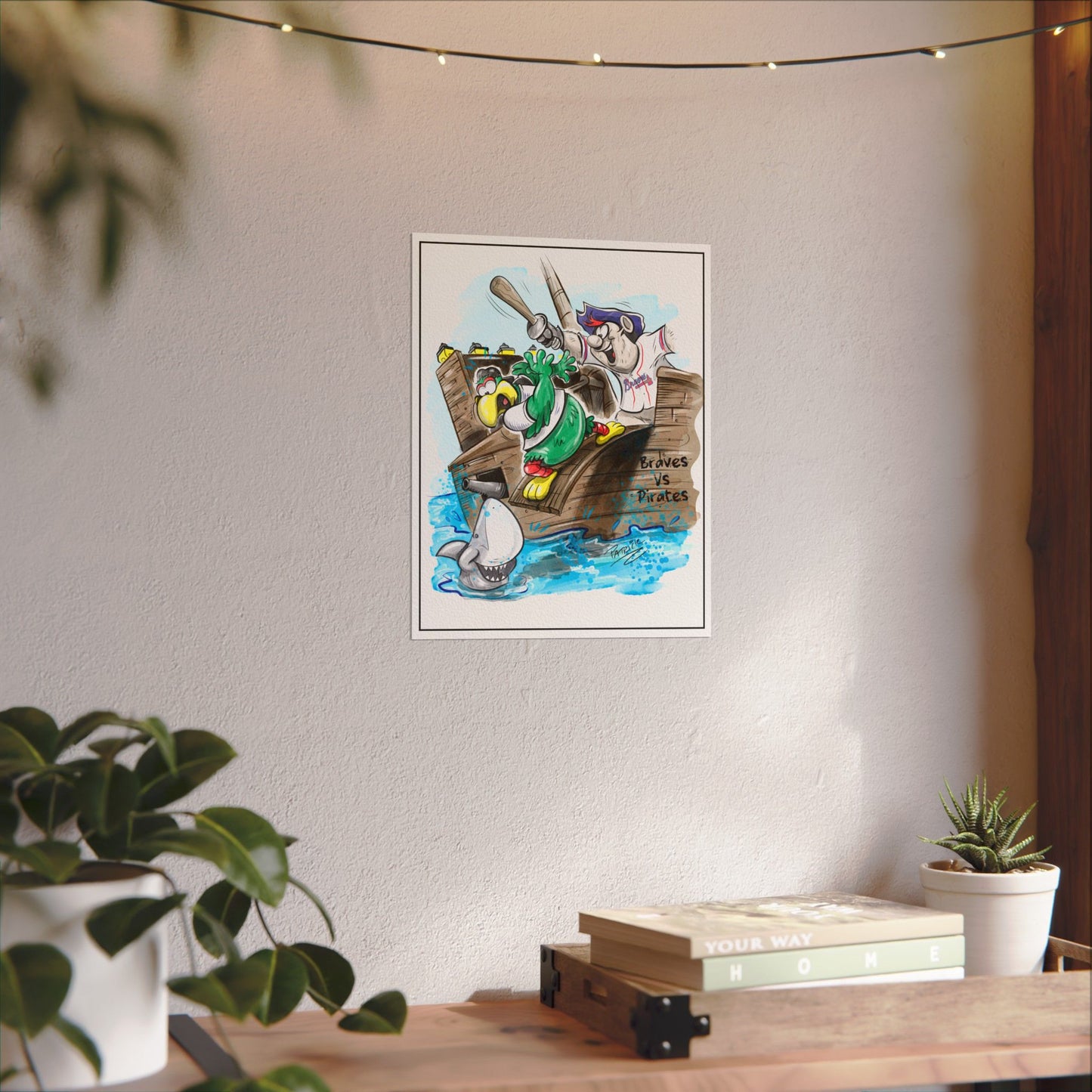 Braves vs Pirates Print