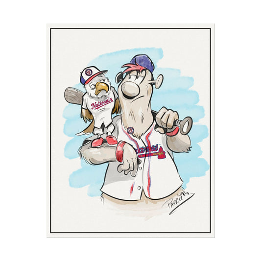 Braves vs Nationals Print