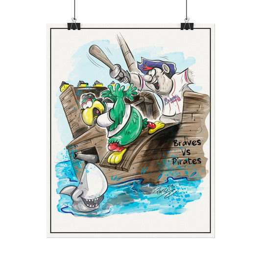 Braves vs Pirates Print