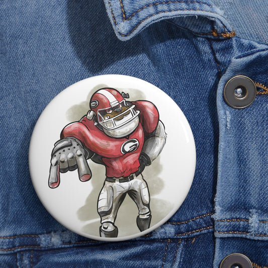 UGA Horns Down Pin