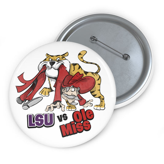 LSU vs Ole Miss 3" Pin