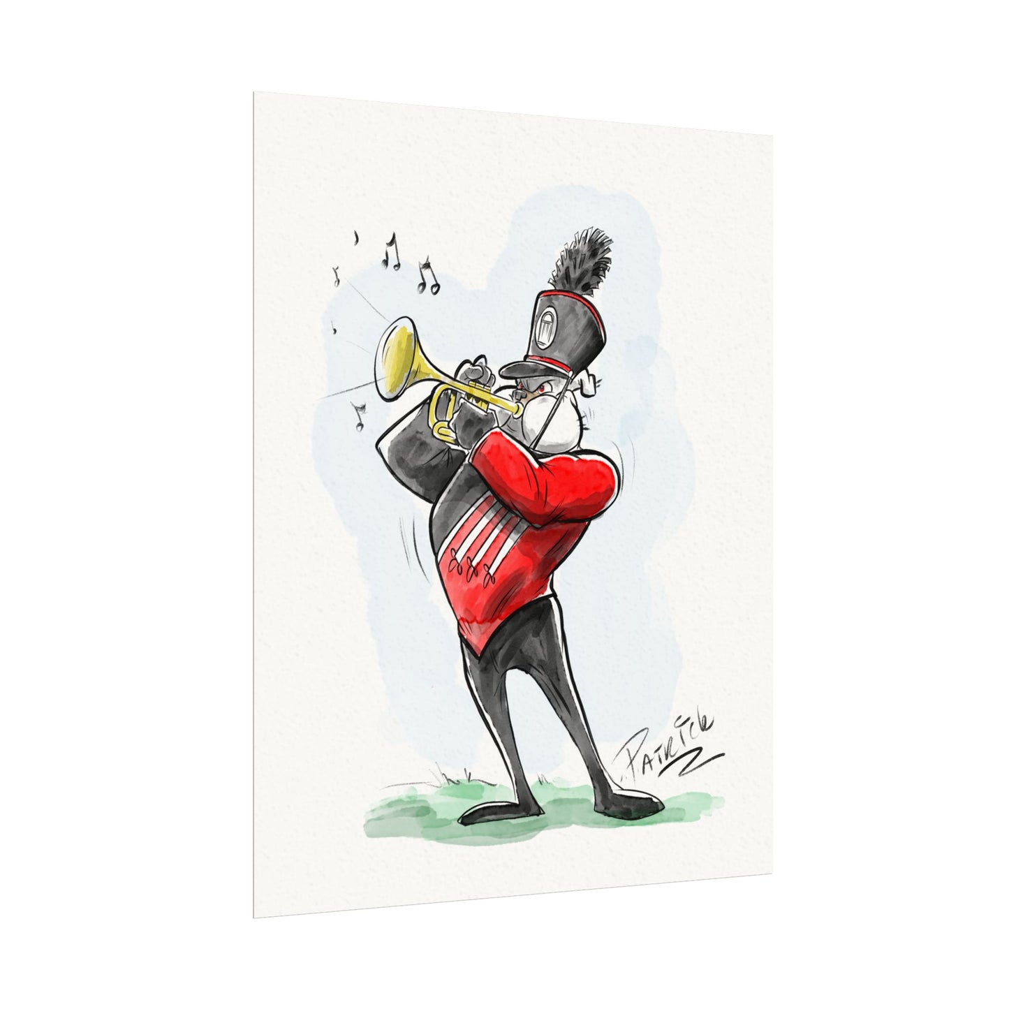UGA 11x14 marching band Poster - Cheerful Band Wall Decor, Perfect for Musicians, Gifts for Music Lovers, Home Gallery Accent