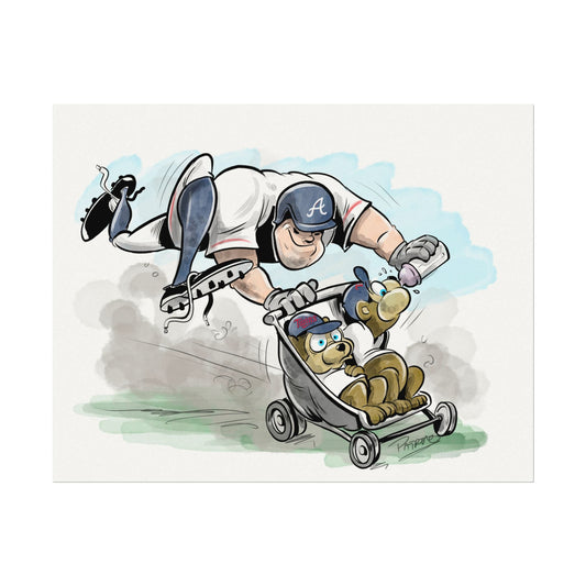 Braves vs Twins Print