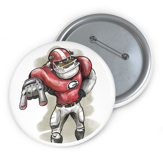UGA Horns Down Pin