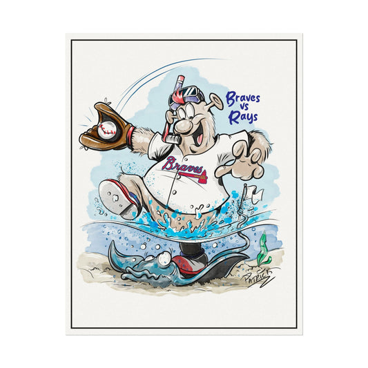 Braves vs Rays Print