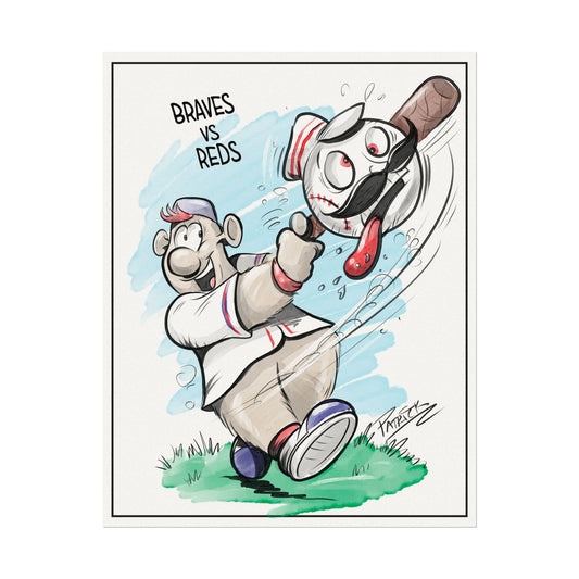 Braves vs Reds Print